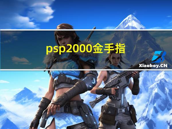 psp2000金手指的相关图片