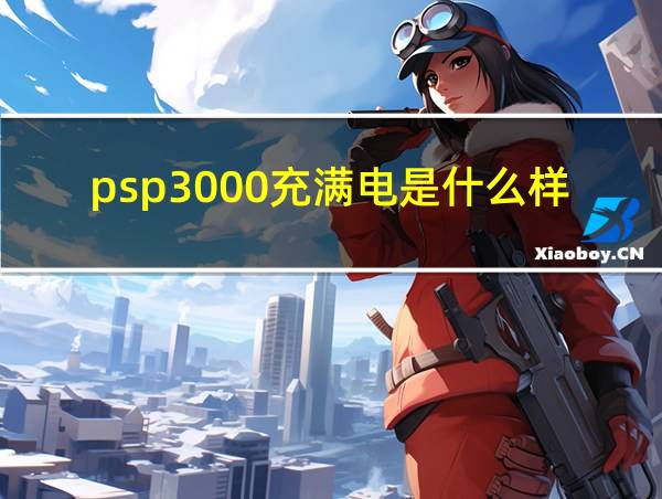 psp3000充满电是什么样子的的相关图片