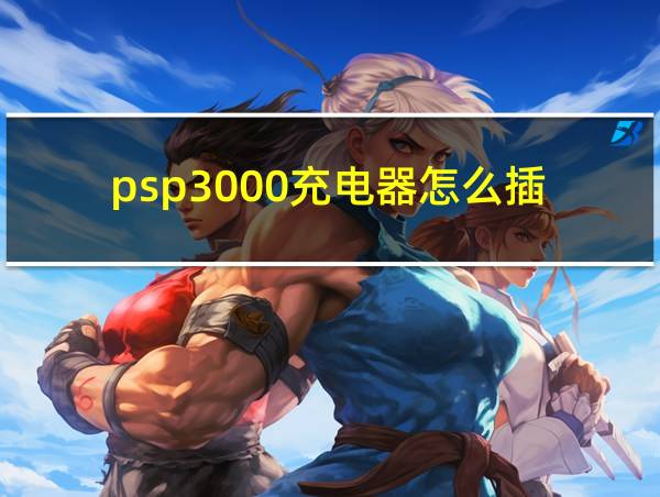 psp3000充电器怎么插的相关图片