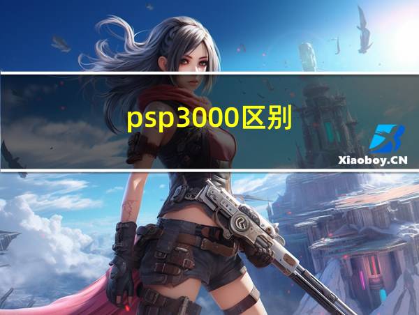 psp3000区别的相关图片