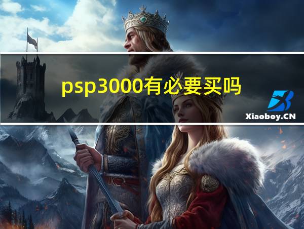 psp3000有必要买吗的相关图片