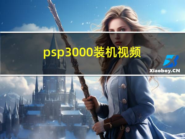 psp3000装机视频的相关图片