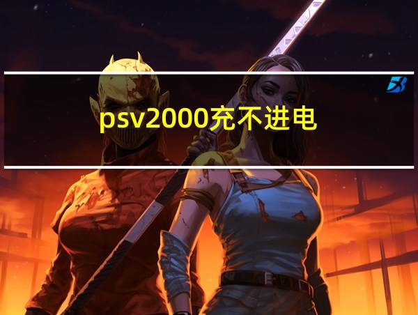 psv2000充不进电的相关图片