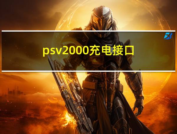 psv2000充电接口的相关图片