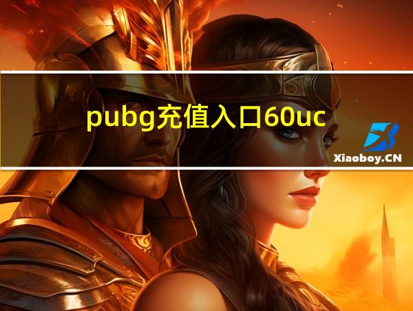 pubg充值入口60uc的相关图片