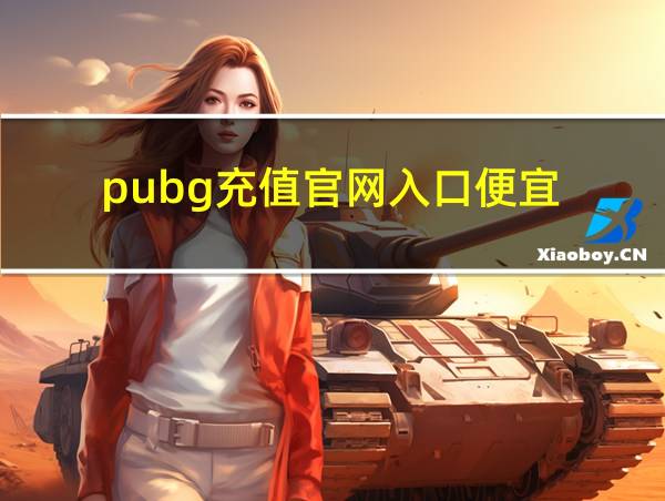 pubg充值官网入口便宜的相关图片