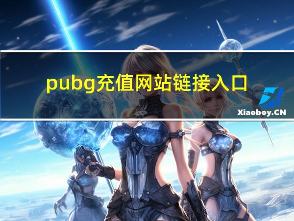 pubg充值网站链接入口的相关图片