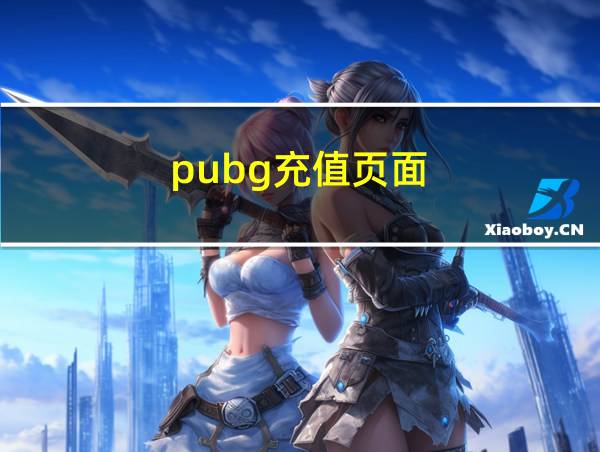 pubg充值页面的相关图片