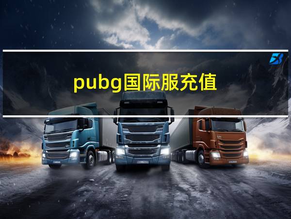 pubg国际服充值的相关图片