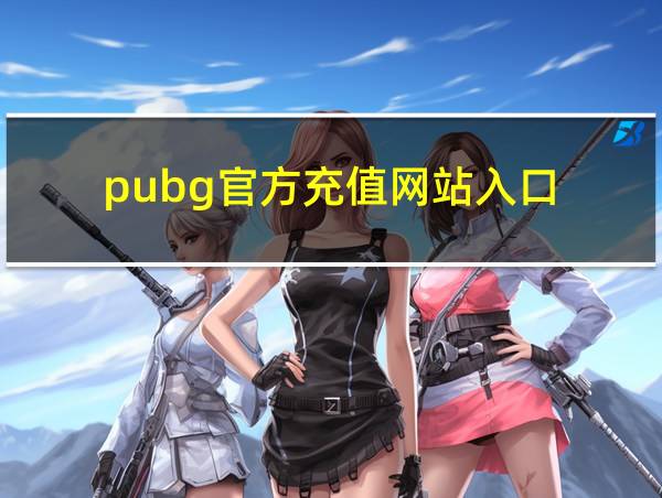 pubg官方充值网站入口的相关图片