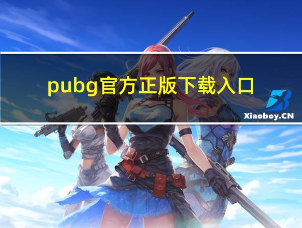 pubg官方正版下载入口的相关图片