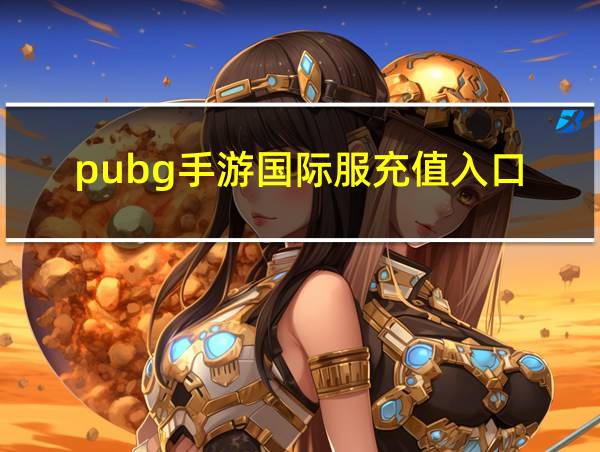 pubg手游国际服充值入口的相关图片