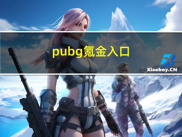 pubg氪金入口的相关图片