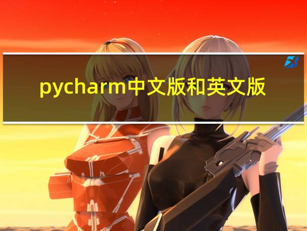 pycharm中文版和英文版的区别的相关图片