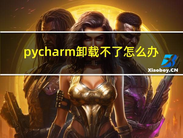 pycharm卸载不了怎么办的相关图片