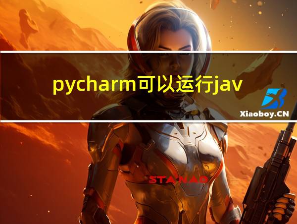 pycharm可以运行java吗的相关图片