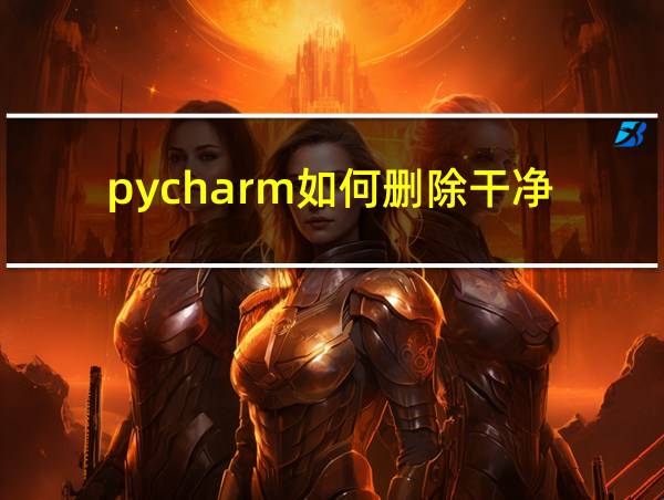 pycharm如何删除干净的相关图片