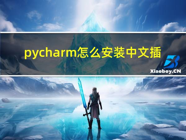 pycharm怎么安装中文插件的相关图片