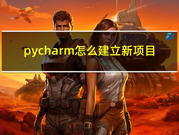 pycharm怎么建立新项目的相关图片