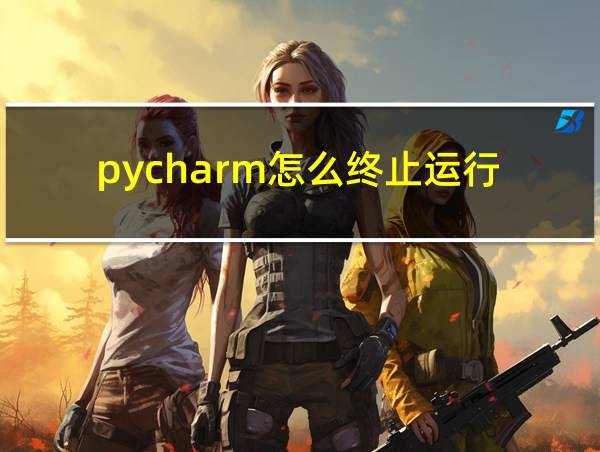 pycharm怎么终止运行的相关图片