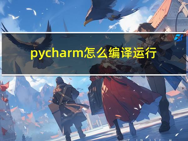 pycharm怎么编译运行的相关图片