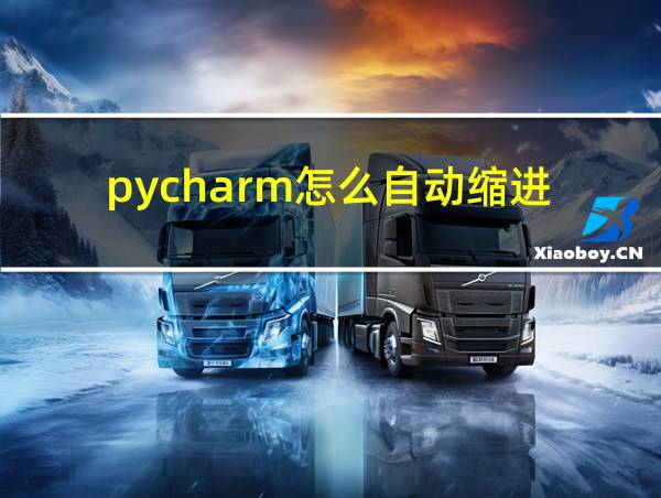 pycharm怎么自动缩进的相关图片