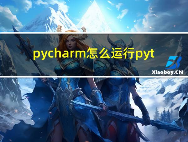 pycharm怎么运行python代码的相关图片