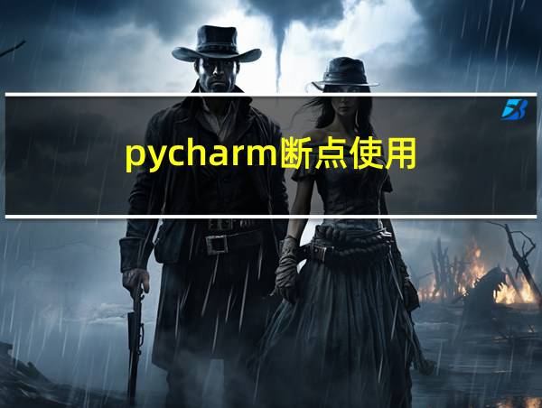 pycharm断点使用的相关图片