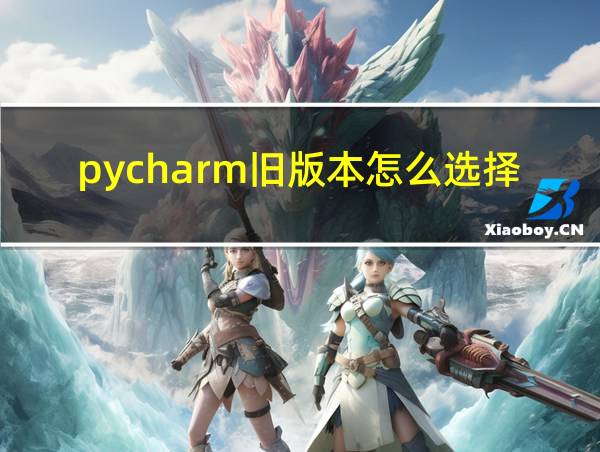 pycharm旧版本怎么选择的相关图片