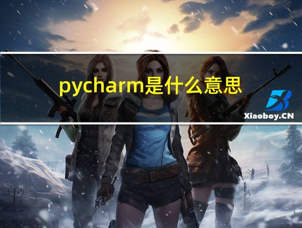 pycharm是什么意思的相关图片