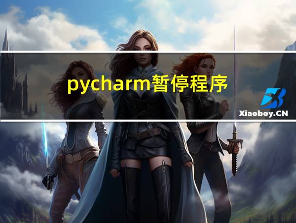 pycharm暂停程序的相关图片