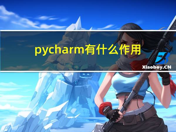 pycharm有什么作用的相关图片