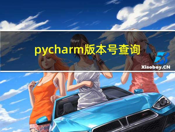 pycharm版本号查询的相关图片