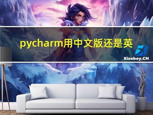 pycharm用中文版还是英文版比较好的相关图片