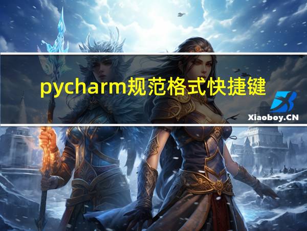 pycharm规范格式快捷键的相关图片