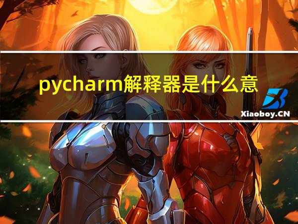 pycharm解释器是什么意思的相关图片