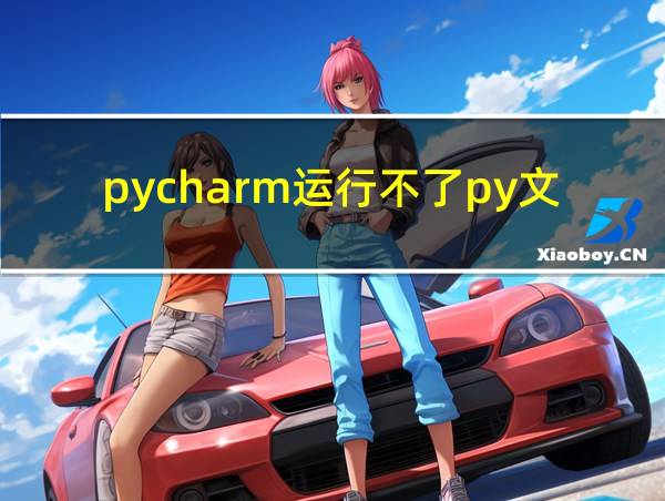 pycharm运行不了py文件的相关图片