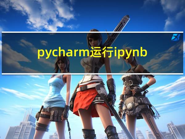 pycharm运行ipynb文件的相关图片