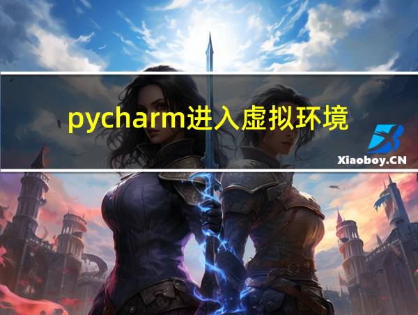 pycharm进入虚拟环境的相关图片