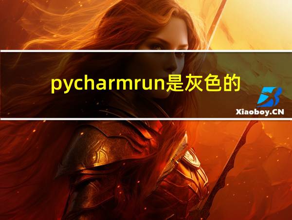 pycharmrun是灰色的的相关图片