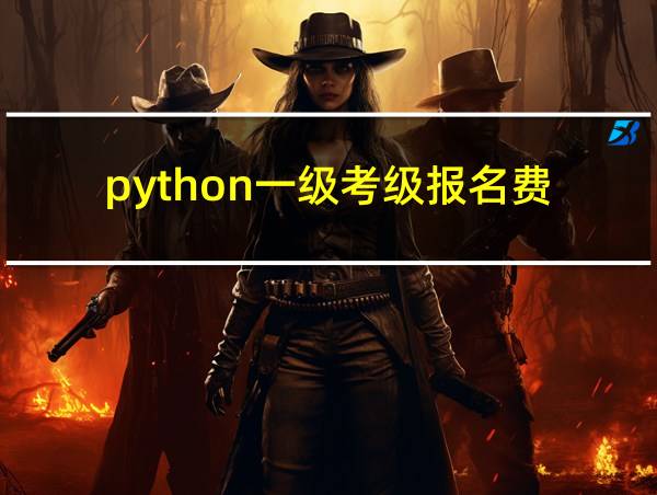 python一级考级报名费的相关图片