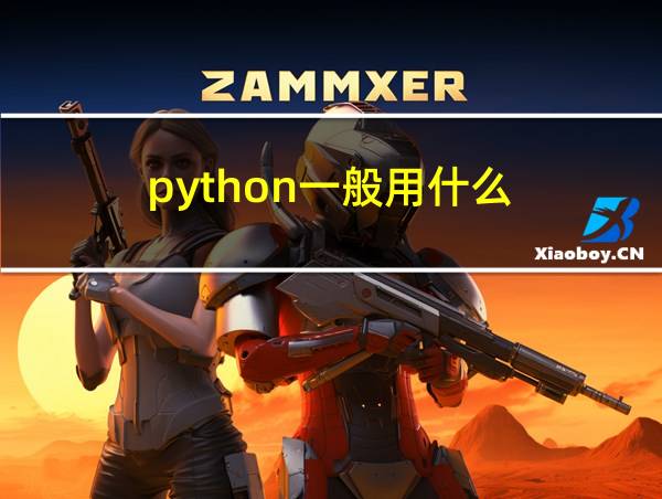 python一般用什么的相关图片