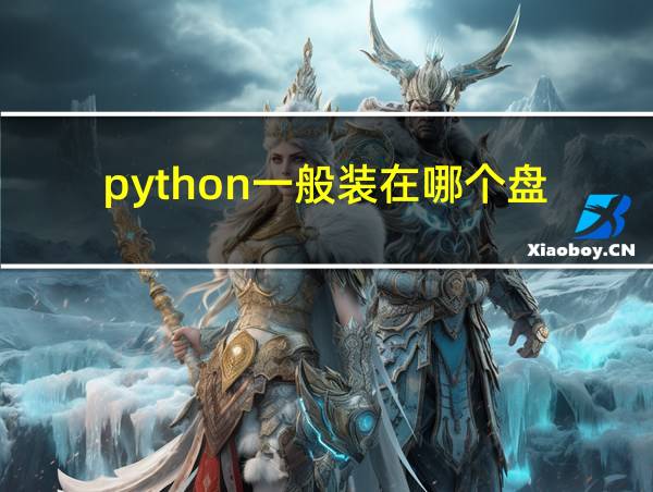 python一般装在哪个盘的相关图片