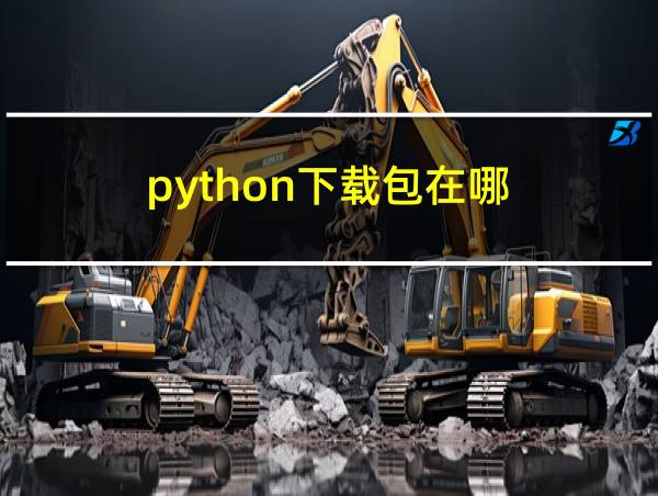 python下载包在哪的相关图片