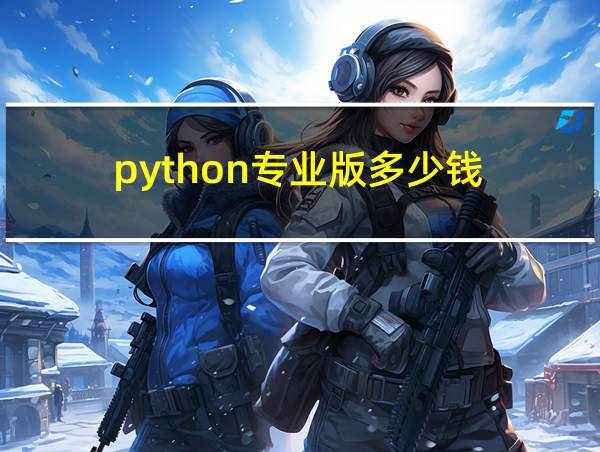 python专业版多少钱的相关图片