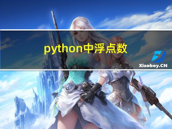 python中浮点数的相关图片