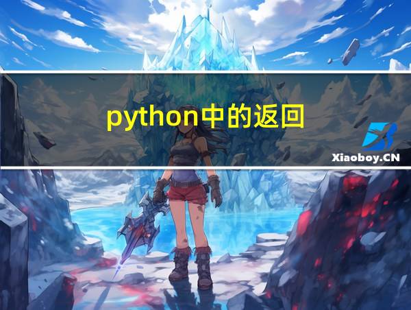 python中的返回的相关图片