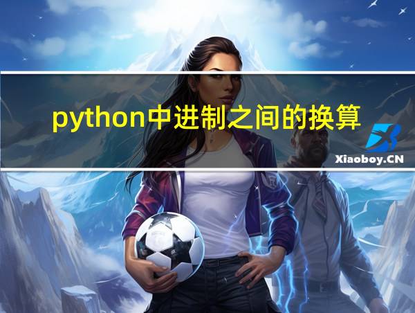 python中进制之间的换算的相关图片