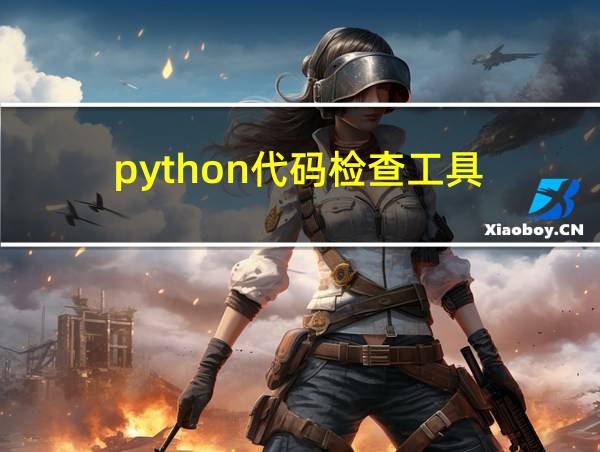 python代码检查工具的相关图片