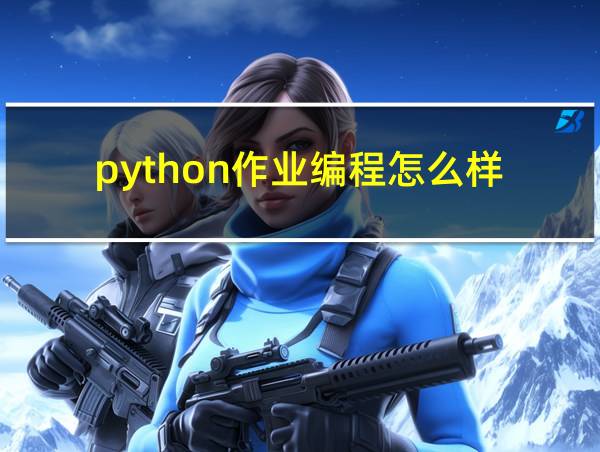 python作业编程怎么样的相关图片